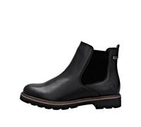 Chelseaboots REMONTE, Damen, Gr. 45, schwarz, Elastischer Einsatz, Leder, unifarben, Schuhe Chelseaboots, Winterstiefelette, Klassik-Boots mit wasserabweisender TEX-Membran (43886437-45) schwarz