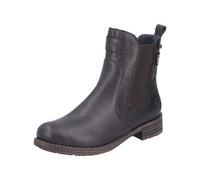 Chelseaboots RIEKER, Damen, Gr. 39, wärmend, dunkelbraun, Elastischer Einsatz, Lederimitat, unifarben, Basic, Schuhe Chelseaboots, Stiefelette, Boots mit wasserabweisender riekerTEX-Membran (42924667-
