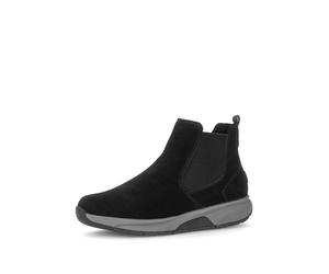 Chelseaboots ROLLINGSOFT, Damen, Gr. 38,5, schwarz, Schuhe Chelseaboots, Keilabsatz, Stiefelette mit Stretcheinsatz an der Außenseite (47415014-38,5) schwarz
