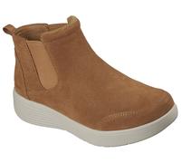 Chelseaboots SKECHERS "ARCH FIT LAGUNA", Damen, Gr. 40, braun (hellbraun), Veloursleder, Schuhe Chelseaboots, Chelseaboots, Winterboots mit bequemen Relaxed Fit (60558516-40) hellbraun