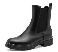 Chelseaboots TAMARIS, Damen, Gr. 37, schwarz, Elastischer Einsatz, Lederimitat, unifarben, Schuhe Chelseaboots, Blockabsatz, Basic, Stiefelette in veganer Verarbeitung (20639138-37) schwarz