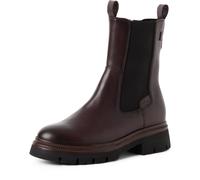 Chelseaboots TAMARIS, Damen, Gr. 38, wärmend, bordeaux, Elastischer Einsatz, Glattleder, unifarben, Basic, Schuhe Chelseaboots, Blockabsatz, Stiefelette mit TOUCH-IT Ausstattung, Topseller (11287651-3