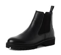 Chelseaboots TAMARIS, Herren, Gr. 42, schwarz, Rindsleder, Basic, Schuhe Chelseaboots, Stiefelette mit praktishcem Innenreißverschluss, für Herren (73531714-42) schwarz
