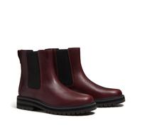 Chelseaboots TIMBERLAND "BRITTON DRIVE - MID CHELSEA BO", Damen, Gr. 39, rot (burgundy ful), Leder, Schuhe Chelseaboots (28356213-39) burgundy ful