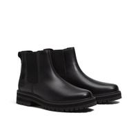 Chelseaboots TIMBERLAND "BRITTON DRIVE - MID CHELSEA BOOT", Herren, Gr. 44,5, schwarz (schwarz full grain), Leder, Schuhe Chelseaboots (37179246-44,5) schwarz full grain