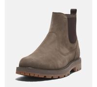 Chelseaboots TIMBERLAND "BRITTON ROADMID CHELSEA BOOT", Herren, Gr. 41,5, braun (medium braun nubuck), Leder, Schuhe Chelseaboots, Stiefelette, Winterschuhe, Ankle Boots (20259925-41,5) medium braun n