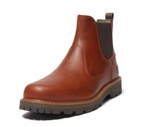 Chelseaboots TIMBERLAND "BRITTON ROADMID CHELSEA BOOT", Herren, Gr. 43, braun (md brn f grain w dk brn), Leder, Schuhe Chelseaboots, Stiefelette, Winterschuhe, Ankle Boots (48319509-43) md brn f grain