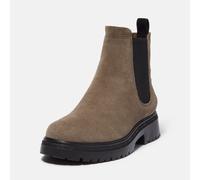 Chelseaboots TIMBERLAND "CAMBRIA VALLEYMID CHELSEA BOOT", Damen, Gr. 37, grau (medium grau suede), Leder, Schuhe Chelseaboots, Stiefelette, Winterschuhe, Ankle Boots (21781147-37) medium grau suede