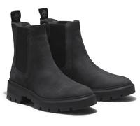 Chelseaboots TIMBERLAND "CORTINA VALLEY MID CHELSEA BOOT", Damen, Gr. 39,5, schwarz, Leder, Schuhe Chelseaboots, Stiefelette, Winterschuhe, Ankle Boots (63385506-39,5) schwarz