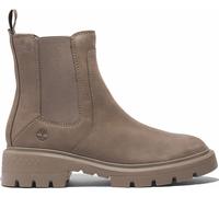 Chelseaboots TIMBERLAND "CORTINA VALLEY MID CHELSEA BOOT", Damen, Gr. 40, grau (dunkel beige), Leder, Schuhe Chelseaboots, Stiefelette, Winterschuhe, Ankle Boots, Topseller (73303038-40) dunkel beige