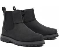 Chelseaboots TIMBERLAND "COURMA KIDMID CHELSEA BOOT", Mädchen, Gr. 39, schwarz, Leder, Schuhe Chelseaboots, Stiefelette, Winterschuhe, Ankle Boots (15930549-39) schwarz