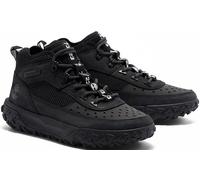 Chelseaboots TIMBERLAND "GREENSTRIDE MOTION 6MID LACE UP SNEAKER", Herren, Gr. 41,5, schwarz, Leder, Textil, Schuhe Chelseaboots, Winterstiefel, Schnürstiefel, Winterschuhe, Stiefelette, Topseller (19