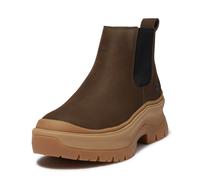 Chelseaboots TIMBERLAND "ROXIE LANEMID CHELSEA BOOT", Damen, Gr. 37,5, braun (schwarz braun nubuck), Leder, Schuhe Chelseaboots, Stiefelette, Winterschuhe, Ankle Boots (21992352-37,5) schwarz braun nu