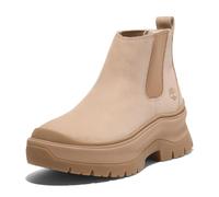 Chelseaboots TIMBERLAND "ROXIE LANEMID CHELSEA BOOT", Damen, Gr. 38, beige (light beige nubuck), Leder, Schuhe Chelseaboots, Stiefelette, Winterschuhe, Ankle Boots (25605012-38) light beige nubuck