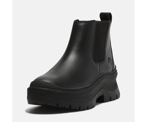 Chelseaboots TIMBERLAND "ROXIE LANEMID CHELSEA BOOT", Damen, Gr. 39,5, schwarz (schwarz full grain), Leder, Schuhe Chelseaboots, Stiefelette, Winterschuhe, Ankle Boots (84975562-39,5) schwarz full gra