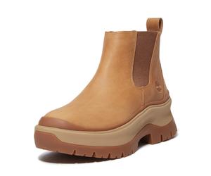 Chelseaboots TIMBERLAND "ROXIE LANEMID CHELSEA BOOT", Damen, Gr. 41, braun (medium braun full grain), Leder, Schuhe Chelseaboots, Stiefelette, Winterschuhe, Ankle Boots (40642337-41) medium braun full