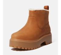 Chelseaboots TIMBERLAND "STONE STREETMID WARM LINED BOOT", Damen, Gr. 39, braun (rust nubuck), Leder, Schuhe Chelseaboots, Winterstiefel, Winterschuhe, Stiefelette, gefüttert (85919937-39) rust nubuck