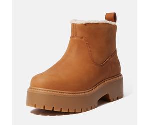 Chelseaboots TIMBERLAND "STONE STREETMID WARM LINED BOOT", Damen, Gr. 39, braun (rust nubuck), Leder, Schuhe Chelseaboots, Winterstiefel, Winterschuhe, Stiefelette, gefüttert (85919937-39) rust nubuck