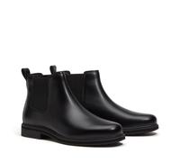 Chelseaboots TIMBERLAND "STORMBUCKS - MID CHELSEA BOOT", Herren, Gr. 41,5, schwarz (schwarz full grain), Leder, Schuhe Chelseaboots (47950849-41,5) schwarz full grain