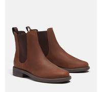Chelseaboots TIMBERLAND "VERONA SQUARE - MID CHELSEA BOOT", Damen, Gr. 37,5, braun (medium braun full grain), Leder, Schuhe Chelseaboots (44941722-37,5) medium braun full grain