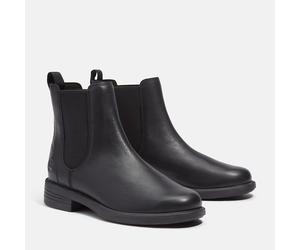 Chelseaboots TIMBERLAND "VERONA SQUARE - MID CHELSEA BOOT", Damen, Gr. 37, schwarz (schwarz full grain), Leder, Schuhe Chelseaboots (69162012-37) schwarz full grain
