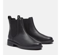 Chelseaboots TIMBERLAND "VERONA SQUARE - MID CHELSEA BOOT", Damen, Gr. 38, schwarz (schwarz full grain), Leder, Schuhe Chelseaboots (69162012-38) schwarz full grain