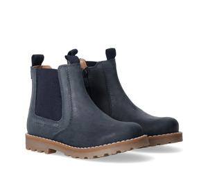 Chelseaboots TOMMY HILFIGER, Mädchen, Gr. 32, Leder, blau, used, Schuhe Chelseaboots, Stiefelette, Boots mit praktischem Innen-Reißverschluss (84303007-32) blau
