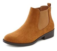 VIVANCE Chelseaboots Damen camelfarben Gr.37