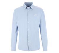 Lacoste Slim Fit Hemd blau, Einfarbig