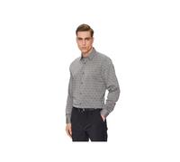 GUESS Businesshemd Herren Regular Fit Baumwolle grau, XL