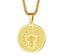 Chengxun Symbol des antiken griechischen Kriegsgottes - Ares Halskette für Männer und Frauen, griechisches Kriegsdenkmal, Charm-Anhänger, Halskette, Amulett, Talisman, Schmuck, Geschenk (216G)