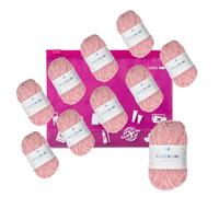 Chenille Chenillegarn Haekelgarn Bastelgarn Ricorumi Amigurumi Wolle 10 Knäul lachs