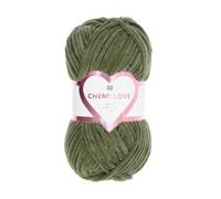 Chenillove, Samt Wolle, 100 g, Oliv