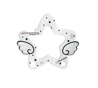 Chenxi Studio Rucksack Anhänger Schlüsselanhänger Flügel/Sternform Karabinerhaken Clips Outdoor Schlüsselanhänger Haken Camping Zubehör Schnalle Geschenke Acryl Flügel/Sternform Karabiner