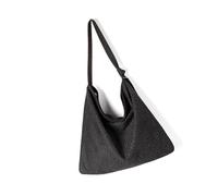 Chenxi Studio Schultertasche mit Leopardenmuster, große Kapazität, geräumige Umhängetasche für Damen, Arbeit, Pendeln, Reisen, Einkaufen, wesentlich, geräumig, Polyester, grau, One Size