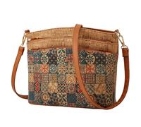 CHENZKBD Crossbody Bag Damen Neue Umhängetaschen Retro -Schulter -Messenger -Tasche Mode Persönlichkeit Weiche Druckumhängetaschen Frauen Frauen-a