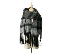 CHENZKBD Damen Schal Warm Winterschal Für Männer Und Frauen, Ultra-weiche Luxuriöse Kaschmirstruktur Frauen-schwarz