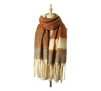 CHENZKBD Damen Schal Warm Winterschal Für Männer Und Frauen, Ultra-weiche Luxuriöse Kaschmirstruktur Frauen-Dunkelbraun