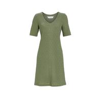 Chérie Line Kleid aus weicher Ajour-Ware Farbe Tropical Green, Größe 46