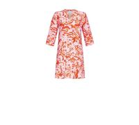 Chérie Line Kleid im Tunika-Stil mit 3/4 Arm Farbe Koralle, Größe 36