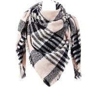 Cherioll Damen Schal, Leichter Strickschal, Schal Flauschig, Dicker Dreieckstuch, Kuscheliges Dreieckstuch, Herbst Und Winter Warmer Schal, Herbst Winterschal, Frauen Deckenschal, Halstuch für Frauen