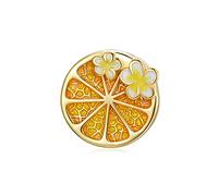 Cherry Blossom Lemon Charm 925 Sterling Silber Charm passt für Pandora Armband Halskette