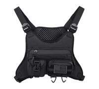 Chest Bag for Men - Running Chest Pack | Outdoor Fanny Pack | Phone Holder Pouch Vest for Biking Cycling Gym Hiking Travel Camping Hunting Workout Runners Women Lightweight Sports Bag