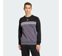 CHEST STRIPES CREWNECK SWEATSHIRT Aurora Onix / Black M