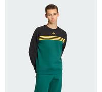 CHEST STRIPES CREWNECK SWEATSHIRT Collegiate Green / Black 2XL