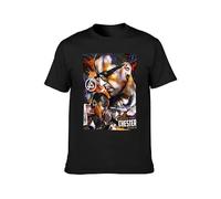 Chester Bennington Musician Actor Vocals Linkin Park Unisex T-Shirt Printed Tee Graphic Top Men Black Shirt XL