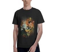 Chester Bennington T Shirt Men's Summer Tee Casual Fashion Short Sleeve Tops Black XL