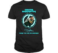 Chester Bennington Tee Single Tour Men T-Shirt (XX-Large)