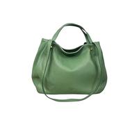 Cheval Firenze Alfa Handtasche aus echtem Leder Made in Italy, Salbeigrün