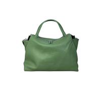 Cheval Firenze Algedi Handtasche, echtes Leder, hergestellt in Italien, Salbeigrün